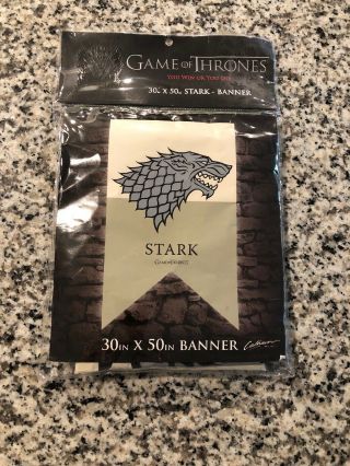 Game Of Thrones House Stark Flag Banner 30 " X 50 "