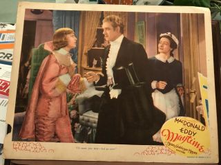 Maytime 1937 Mgm 11x14 " Musical Lobby Card Jeanette Macdonald Nelson Eddy