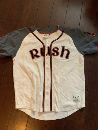 Rush 2007 Snakes & Arrows Concert Tour Baseball Jersey,  Size Xl,  Embroidered Euc