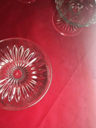 SET OF 4 Waterford (Etched) Crystal Lismore Brandy Snifters 5.  25 