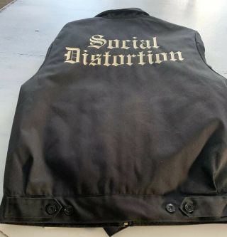 Social Distortion Dickies Concert Jacket (black) Size Medium