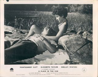 A Place In The Sun Elizabeth Taylor Montgomery Clift