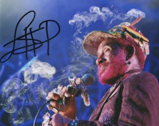 Lee Scratch Perry Real Hand Signed Photo 1 Bob Marley Wailers Producer