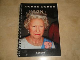 Duran Duran 2012 Europe Tour Booklet & Itinerary - Very Rare