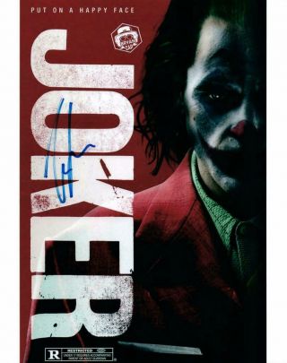 Joaquin Phoenix Joker 8x10 Signed Autographed Photo Picture With