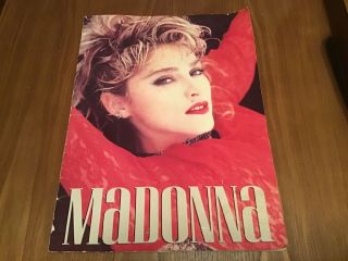 Madonna 1985 The Virgin Tour Concert Program Book/ With Ticket