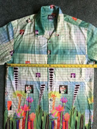 Beatles Vintage ‘90s OFFICIAL Quiksilver Hawaiian Shirt Collectible SIZE: XL 5