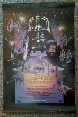 Star Wars Episode V Empire Strikes Back 1997 Darth Vader Special Edition Poster