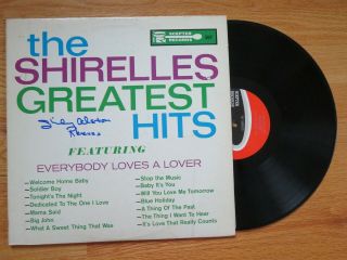 Shirley Alston Reeves (owens) Of The Shirelles Signed Greatest Hits 1963 Record