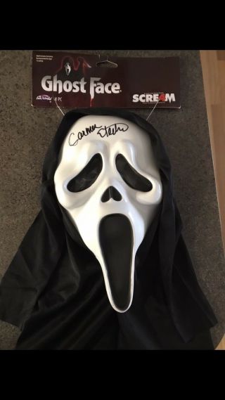 Carmen Electra Signed Scream Mask Scary Movie