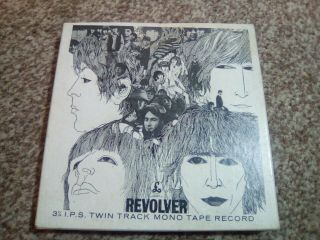 The Beatles Revolver Reel To Reel Tape Twin Track Mono Tape Rare