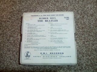 The Beatles RUBBER SOUL reel to reel tape twin track mono tape RARE 2