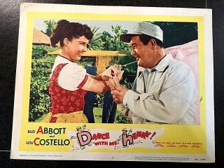 Abbott And Costello In Dance With Me Henry,  1956,  Lobby Card