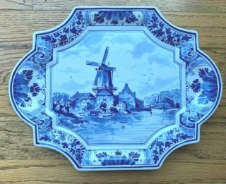 Vintage: Royal Delft Koninklijke Porceleyne Fles Plate/plaque Rare