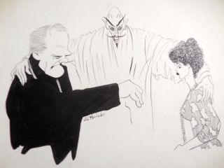 1959 Shake Hands With The Devil Al Hainke Orig Art James Cagney Dana Winter