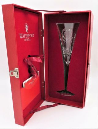 Waterford Crystal 12 Days Of Christmas Champagne Flute Mib 6 Geese Rosslare