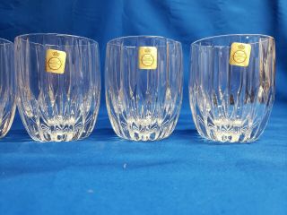 Boxed Set of 6 Mikasa Park Lane Double Old Fashioned Tumblers 3
