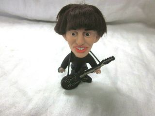 Vintage 1964 Remco The Beatles George Harrison Doll Figure W Guitar
