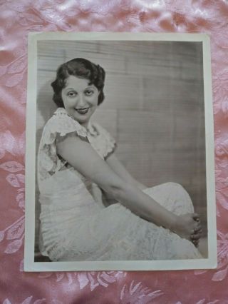Mary Livingston Photo 1930s Wife Of Jack Benny