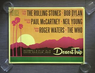 18x24 Desert Trip Poster Coachella Empire Polo Indio