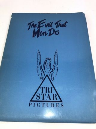 The Evil That Men Do 1984 Jose Ferrer Charles Bronson Press Kit Complete