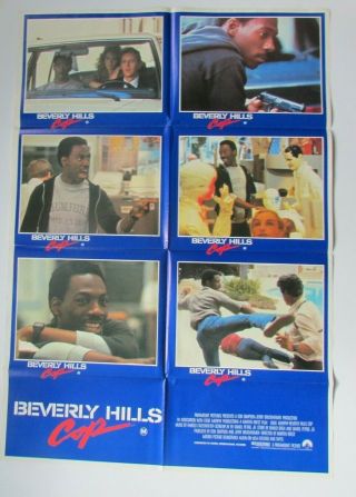 Beverly Hills Cop 1984 Movie Poster 41 " X 27 " Eddie Murphy Folded One Sheet