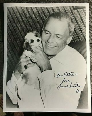Frank Sinatra Signed Autograph From 1982