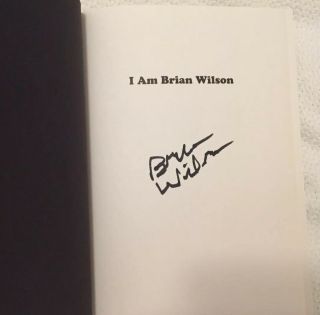 Brian Wilson Signed Autograph I Am Brian Wilson Beach Boys Authentic Auto Book