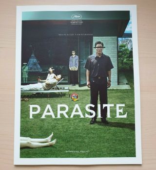 Parasite Cannes Film Festival 2019 Official Pressbook Bong Joon - Ho 기생충 봉준호