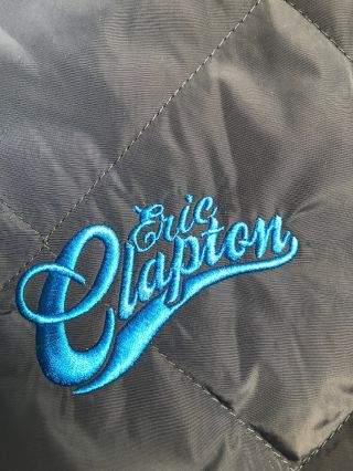 Eric Clapton 2018 Black Quilted Tour Jacket