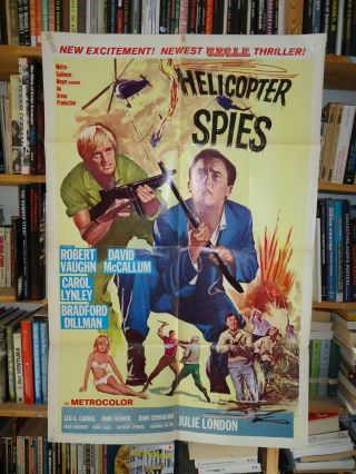 Man From Uncle/the Helicoper Spies /ej/u.  S.  1 Sheet Poster