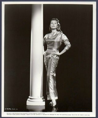 Rita Hayworth 1956 Vintage Photo Sexy Actress Fashion Portrait