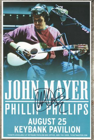 John Mayer Autographed Live Show Gig Poster Dead & Co.
