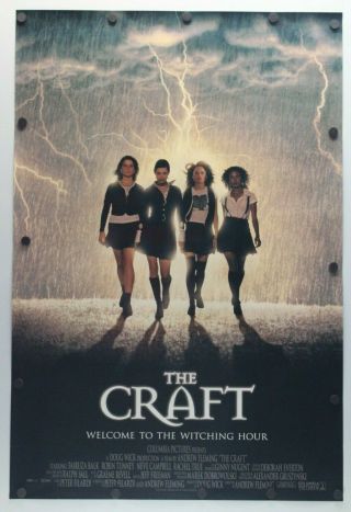 The Craft 1996 Double Sided Movie Poster 27 " X 40 "