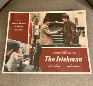 The Irishman Complete Set Of 5 Lobby Cards Theater Premiere Rare 2019