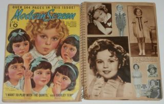 Shirley Temple Scrapbook.  Over 100 Clippings.