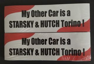 2 - Starsky&hutch Gran Torino Stickers/bumper Stickers.  Both For $10 W/