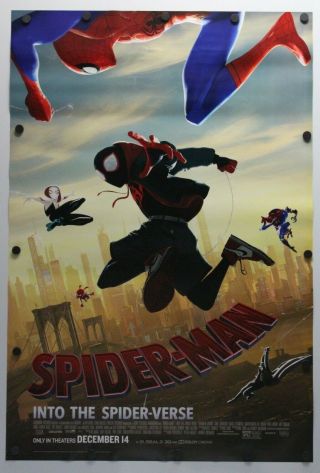 Spider - Man Into The Spider - Verse 2018 Ds Movie Poster 27 " X 40 "