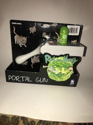 Rick And Morty Portal Light Up Gun Toy By Adult Swim Pretend Play Kit Gift