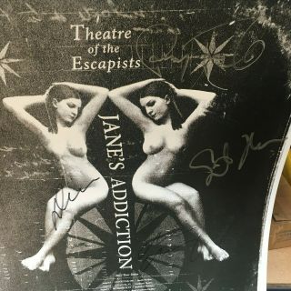 Jane ' s Addiction Theatre of Escapists Autographed Poster Hand Signed 2012 porno 3