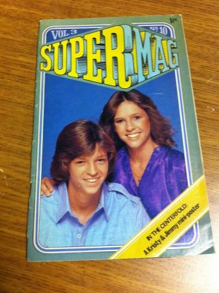 Supermag Teen Mag 1979 Vol 3 No.  10 Kristy And Jimmy Mcnichol Cover & Centerfold