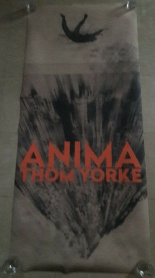 Thom Yorke Anima Large Promotional Shop Poster Rare Radiohead