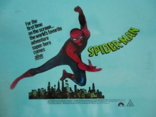 Spider - Man 1977 Orig Australian Cinema Movie Projector Glass Slide Superhero