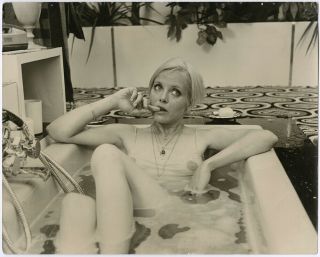 Sue Lyon In The Magician 1973 Large Vintage Risqué Sheer T - Shirt Bathtub Scene