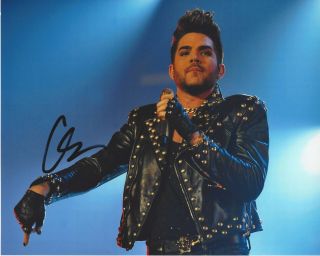 Queen Singer Adam Lambert Signed Authentic 8x10 Photo C W/coa American Idol