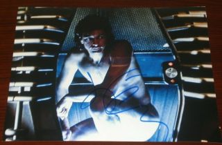 Jeff Goldblum Signed The Fly Machine Experiment Still 8x10 Photo Autograph