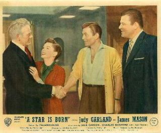 A Star Is Born Judy Garland James Mason Lobby Card Rare
