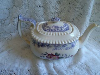 Antique Vtg Spode Copeland Mayflower Teapot Great Find 3