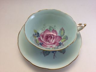 Paragon Cup And Saucer With Large Rose
