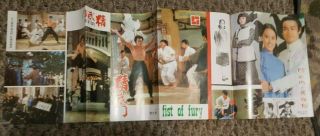 Vintage Golden Harvest Bruce Lee Fist Of Fury Movie Program